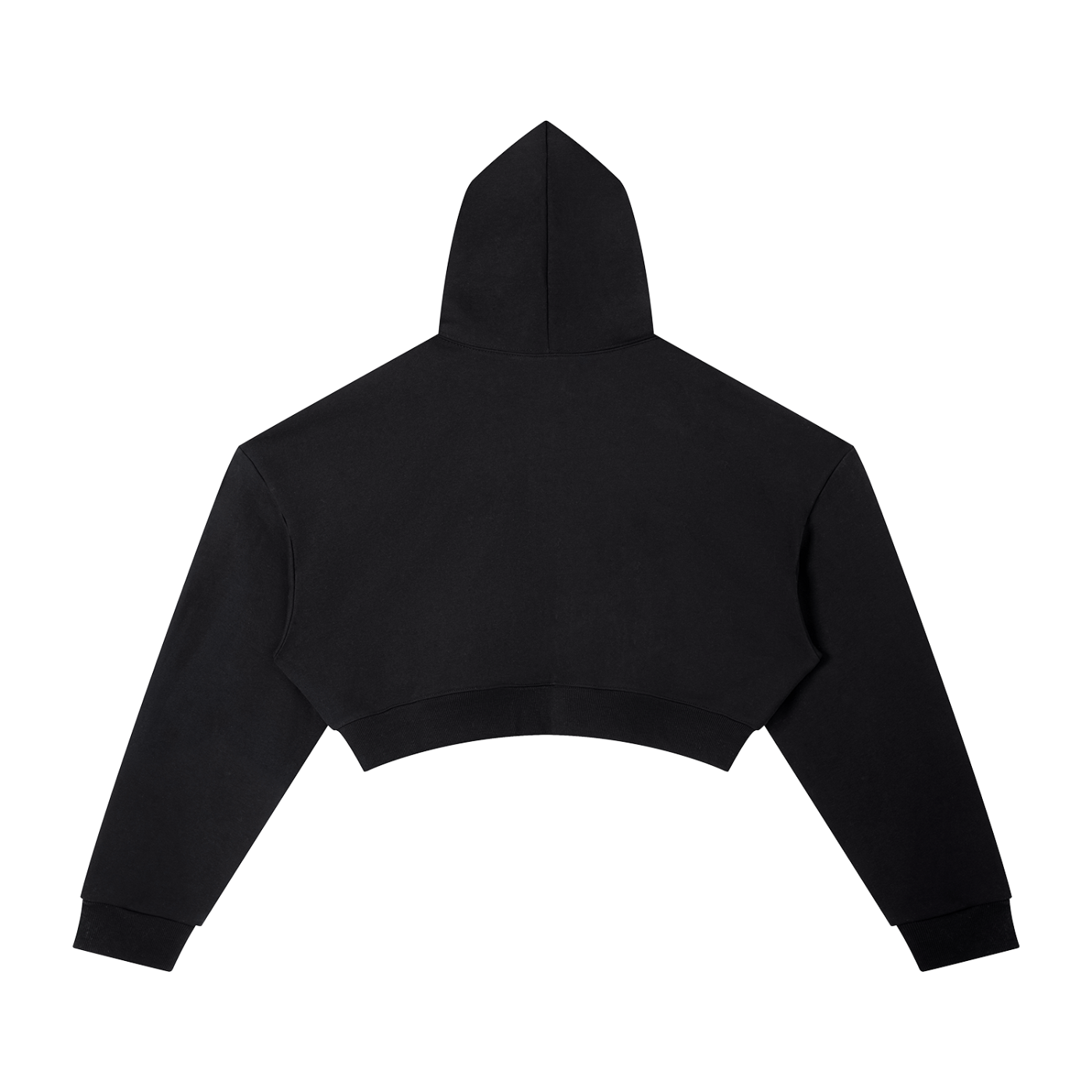 Pangkaroo Club Floral Essential Cropped Hoodie