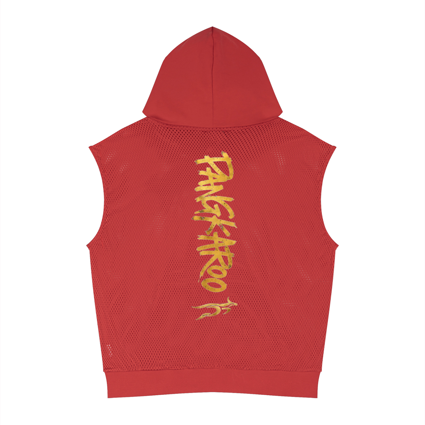 Pangkaroo Club Leap Beyond Limits Unisex Panel Mesh Sleeveless Hoodie