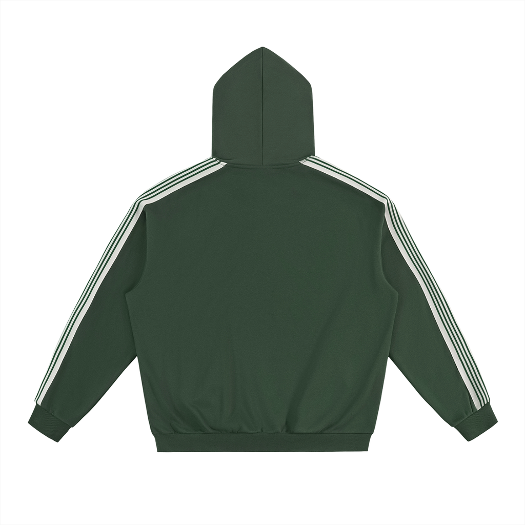 Pangkaroo Club Side Stripe Drop-Shoulder Hoodie