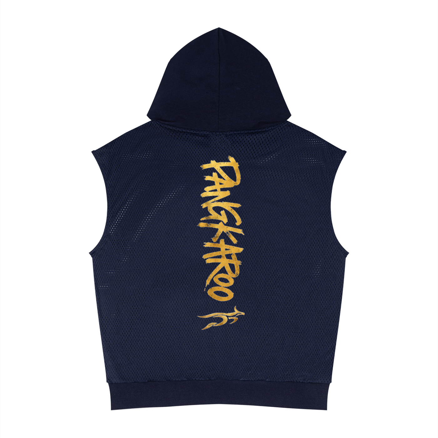 Pangkaroo Club Leap Beyond Limits Unisex Panel Mesh Sleeveless Hoodie