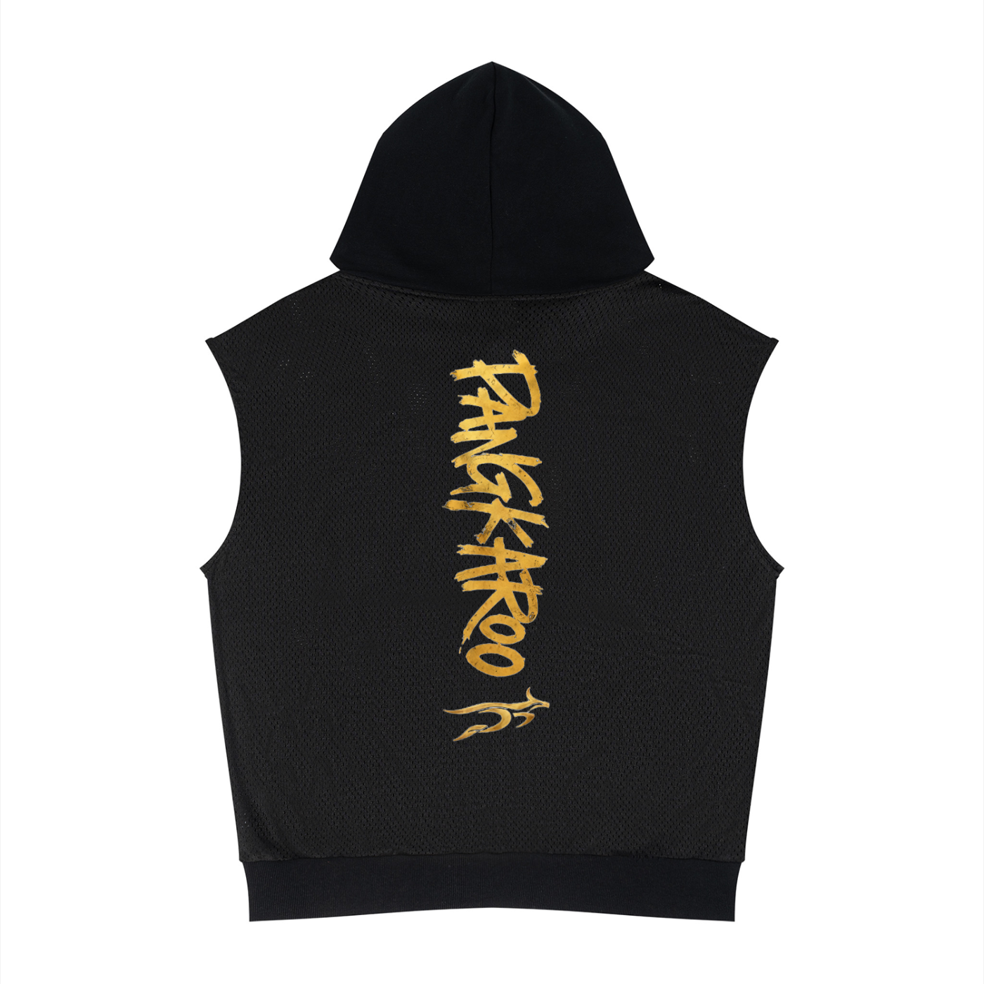 Pangkaroo Club Leap Beyond Limits Unisex Panel Mesh Sleeveless Hoodie