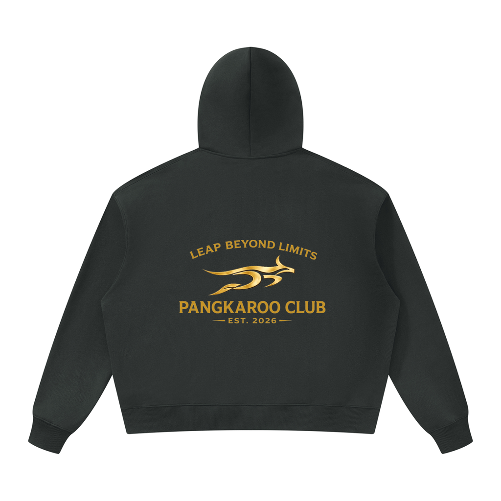 Pangkaroo Club Leap Beyond Limits Unisex Oversized Heavyweight Hoodie