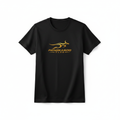 Black Tee Flat Lay
