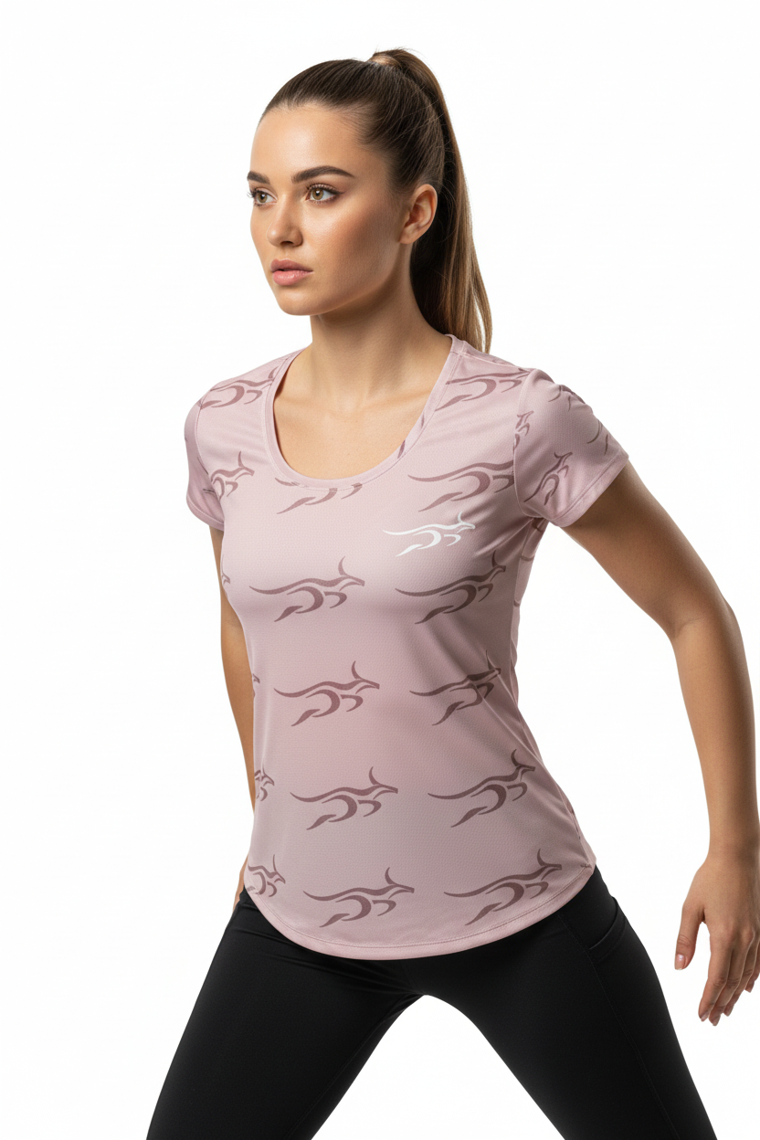 Blush Pink - White Logo Model