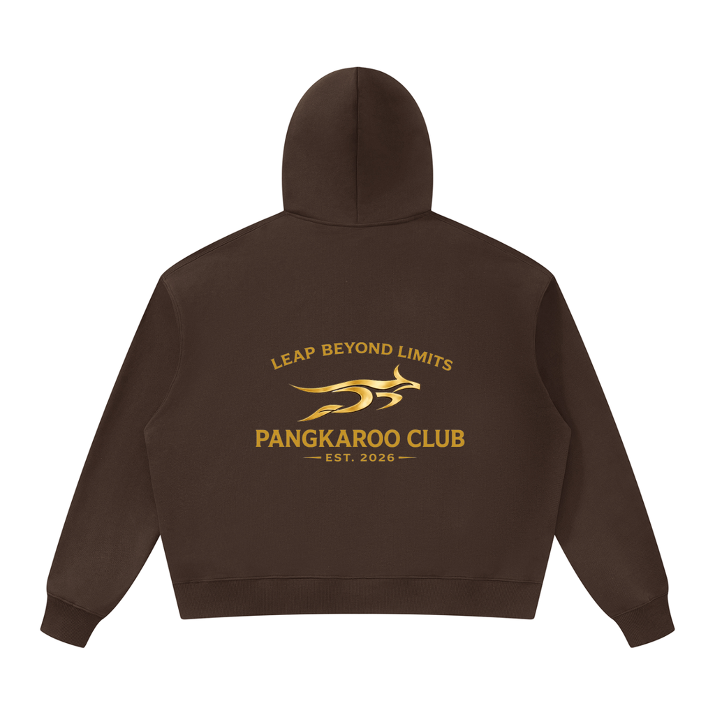 Pangkaroo Club Leap Beyond Limits Unisex Oversized Heavyweight Hoodie