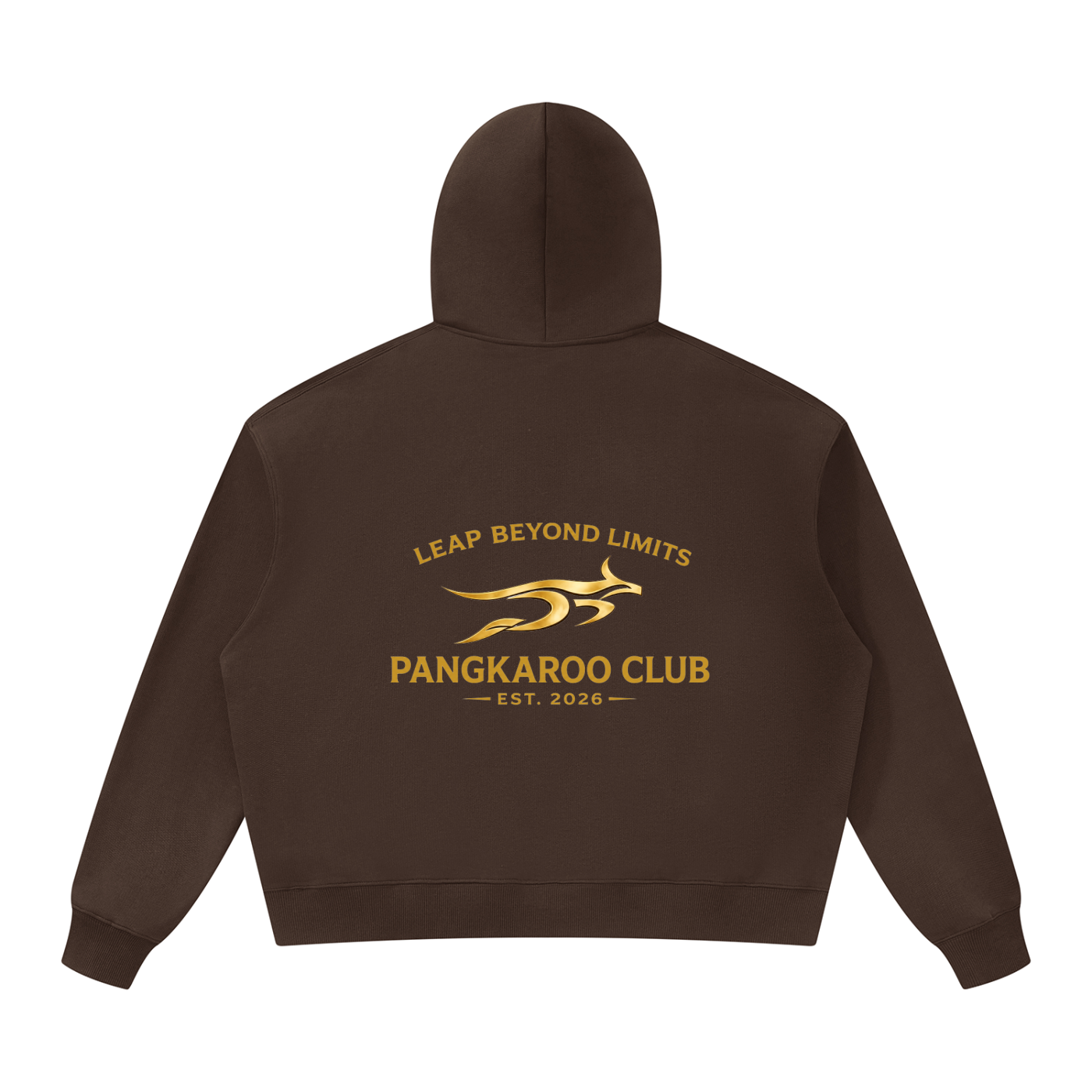 Pangkaroo Club Leap Beyond Limits Unisex Oversized Heavyweight Hoodie