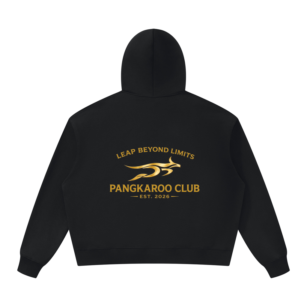 Pangkaroo Club Leap Beyond Limits Unisex Oversized Heavyweight Hoodie