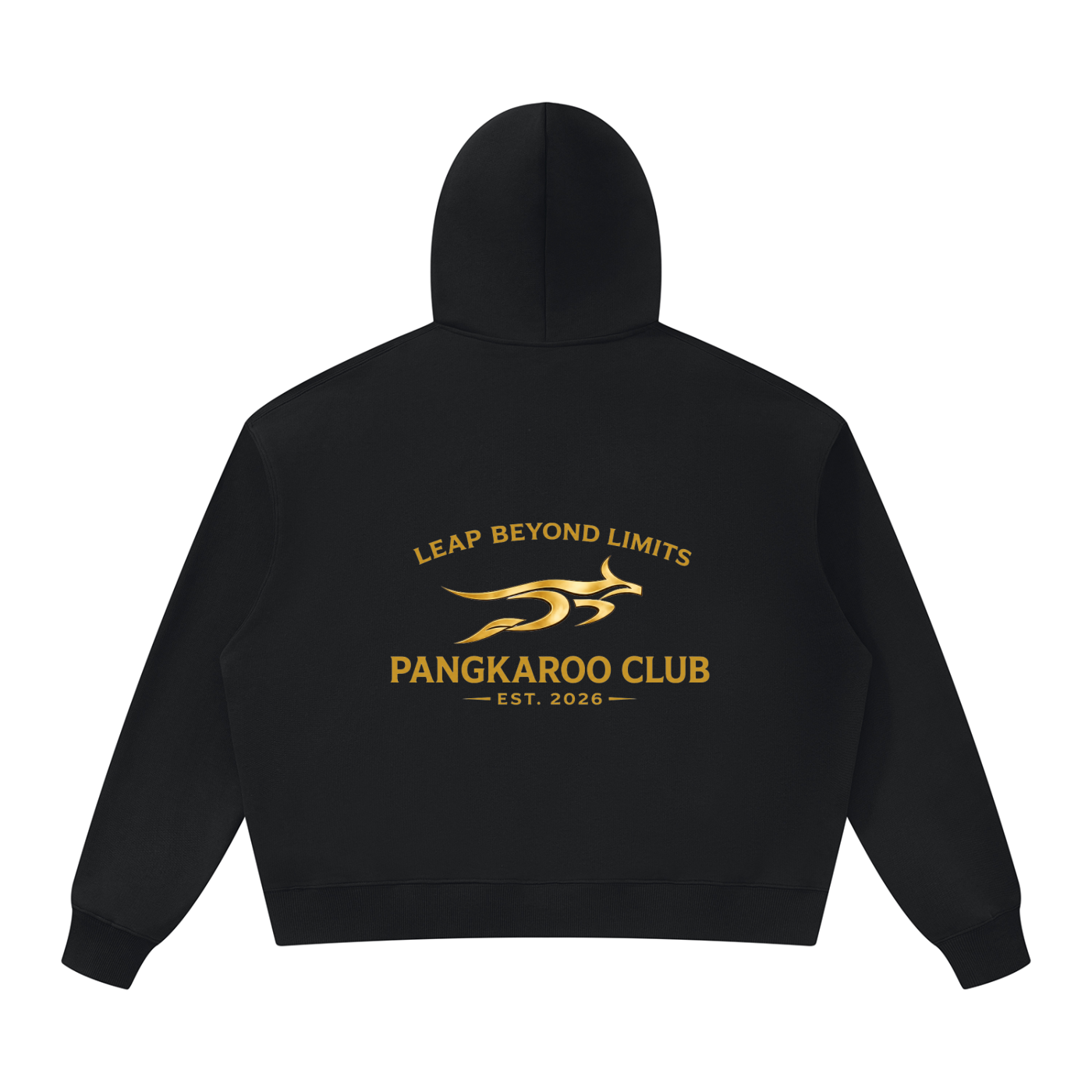 Pangkaroo Club Leap Beyond Limits Unisex Oversized Heavyweight Hoodie