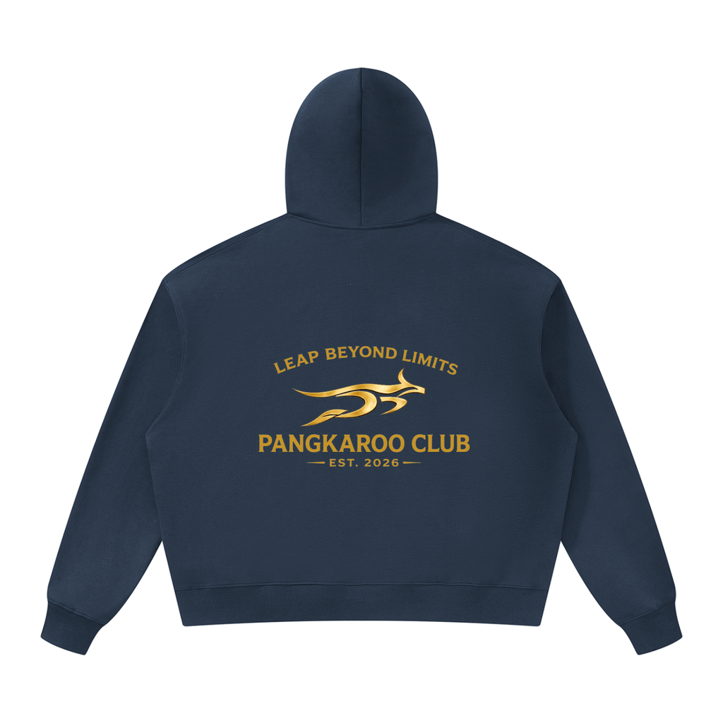 Pangkaroo Club Leap Beyond Limits Unisex Oversized Heavyweight Hoodie