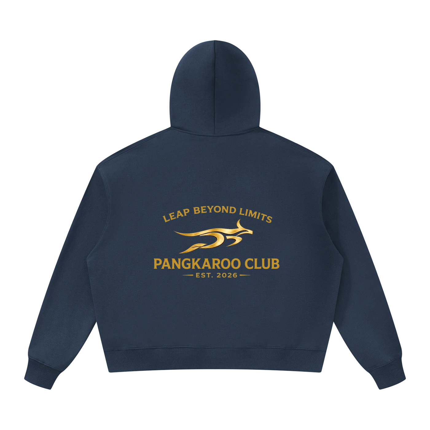 Pangkaroo Club Leap Beyond Limits Unisex Oversized Heavyweight Hoodie