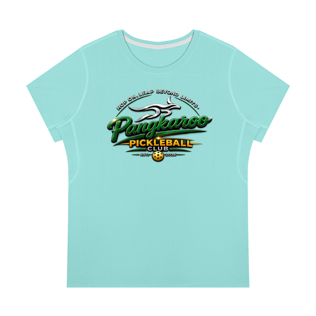Pangkaroo Pickleball Club Women’s Regular Fit Crewneck T-Shirt
