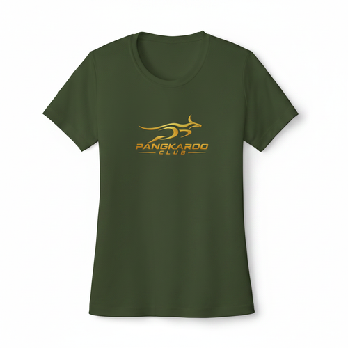 Olive Tee Flat Lay
